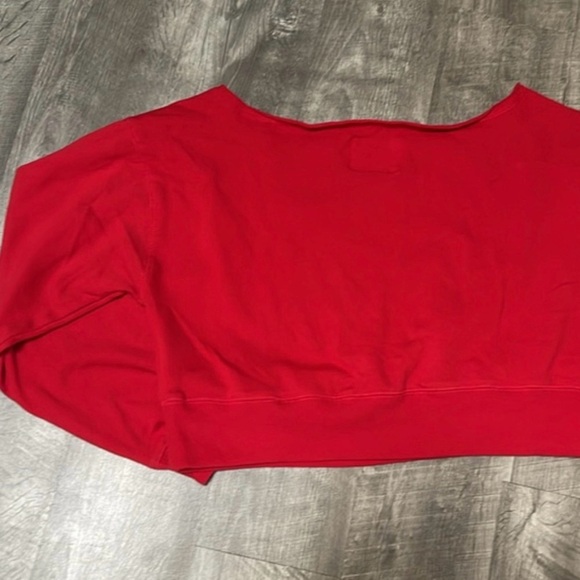 AERO Red West Coast Motors Crop Sweatshirt - Picture 2 of 8